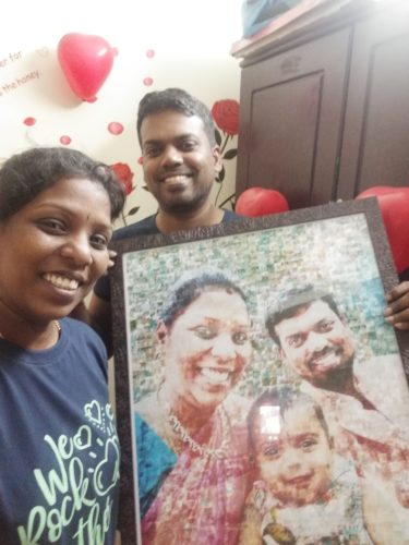 Personalized Mosaic Photo Frame photo review