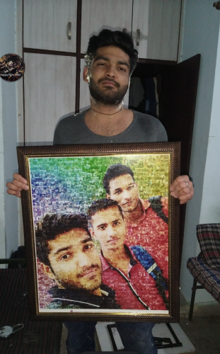 Personalized Mosaic Photo Frame photo review