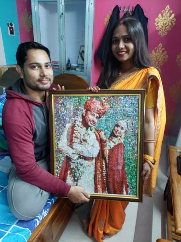 Personalized Mosaic Photo Frame photo review