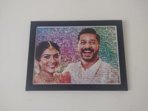 Click to view full screen Personalized Mosaic Photo Frame photo review